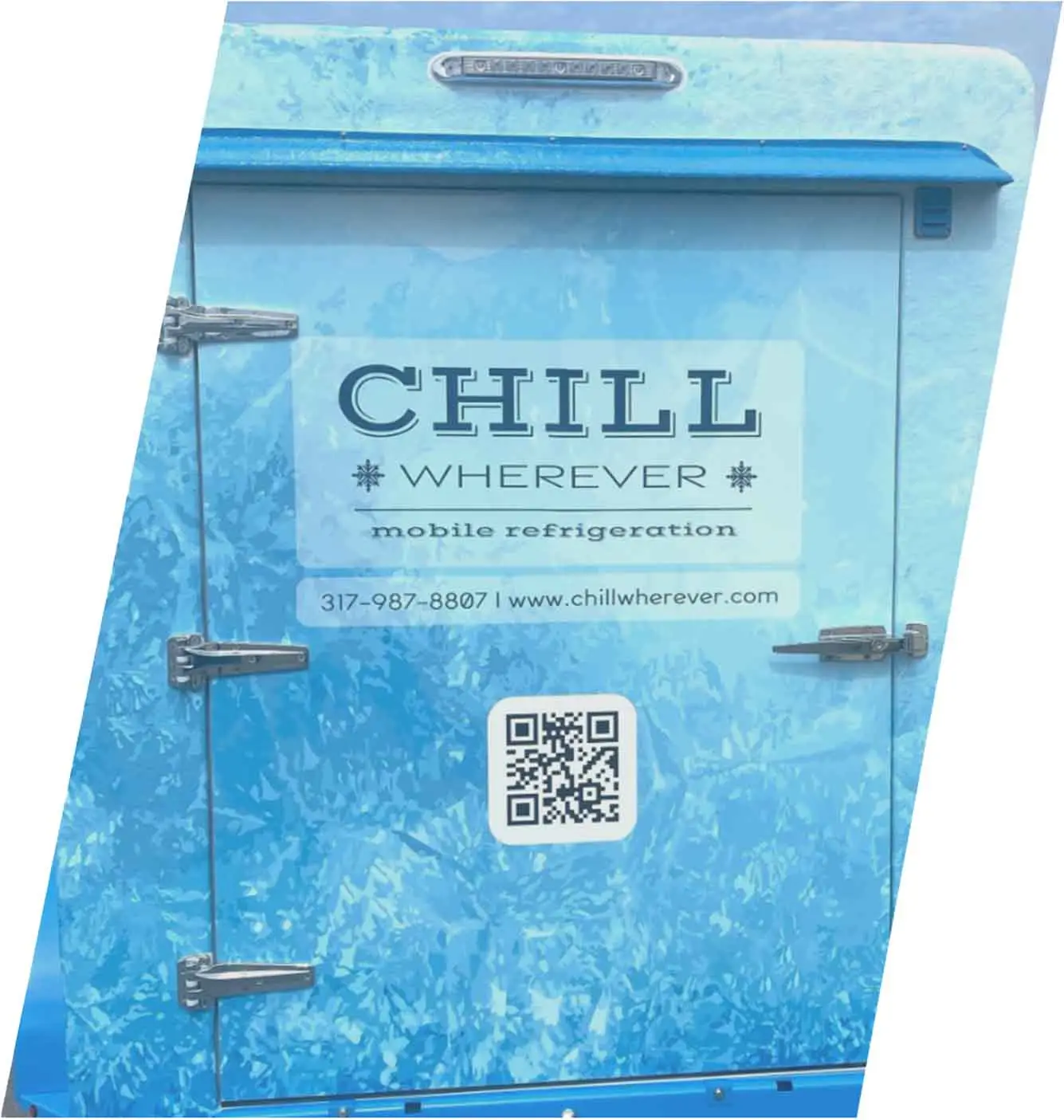 Chill Wherever mobile refrigeration truck, Refrigerated Coolers in Indiana